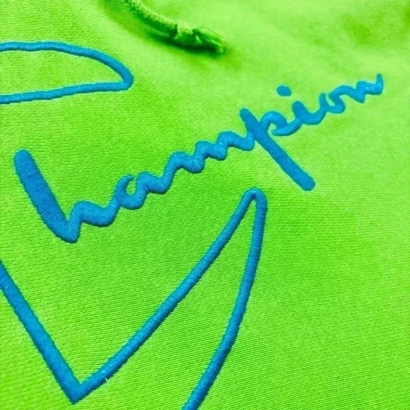 Champion Reverse Weave Heavyweight Embroidered Logo Hoodie Sweatshirt Size S - Picture 9 of 16